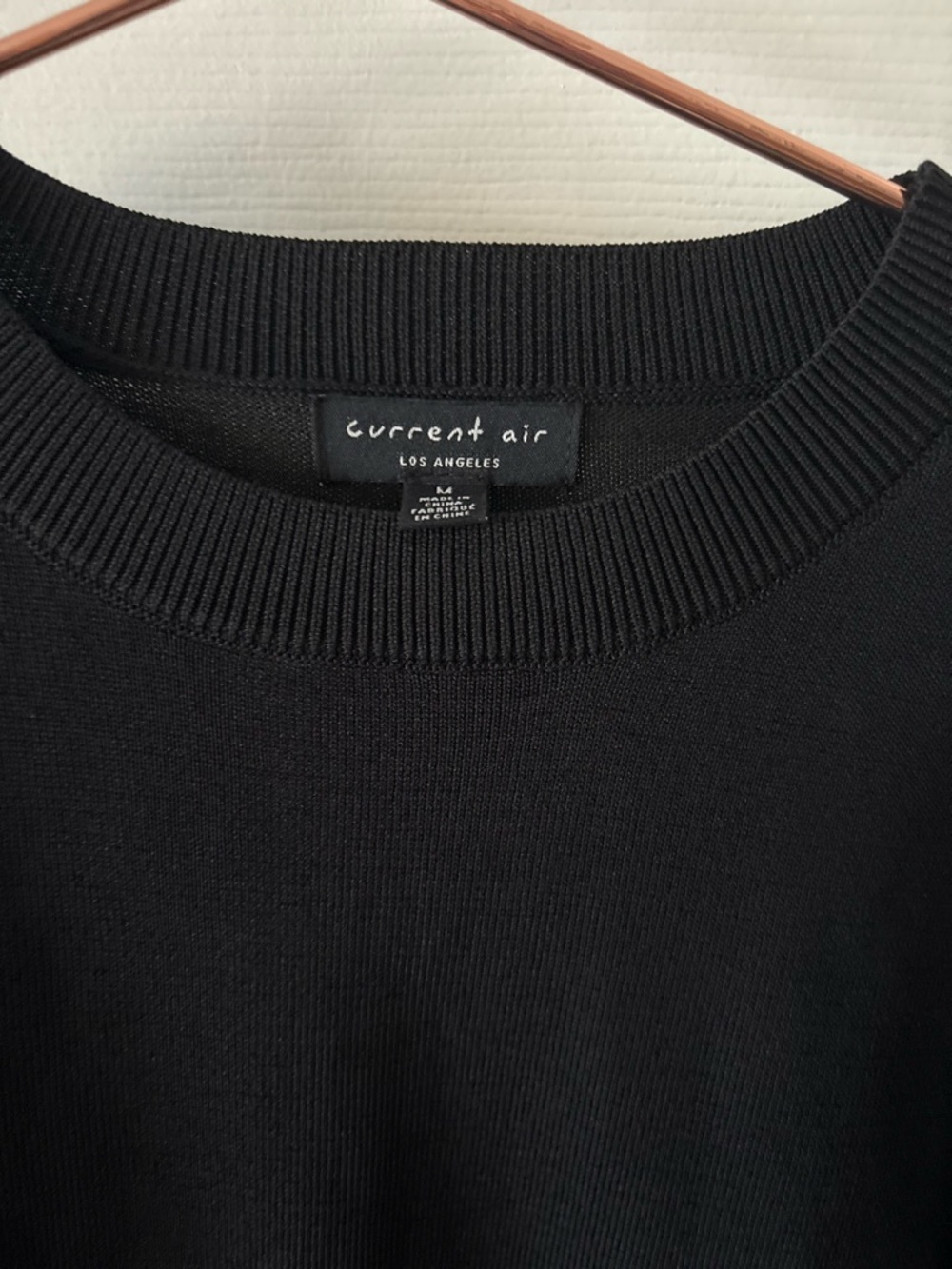 Current Air Plaid Woven Mix Sweater Top Size M - Picture 4 of 5